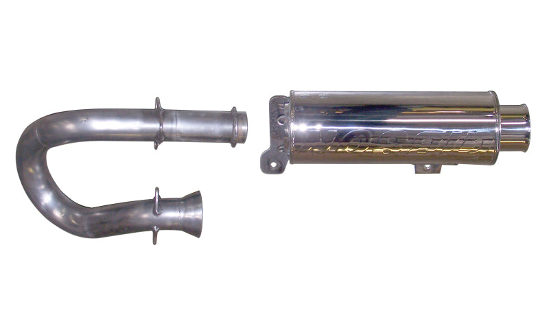Gibson 11-13 Yamaha Yxr700f Rhino 700 FI Base Single Exhaust - Stainless - Mammoth Racing -