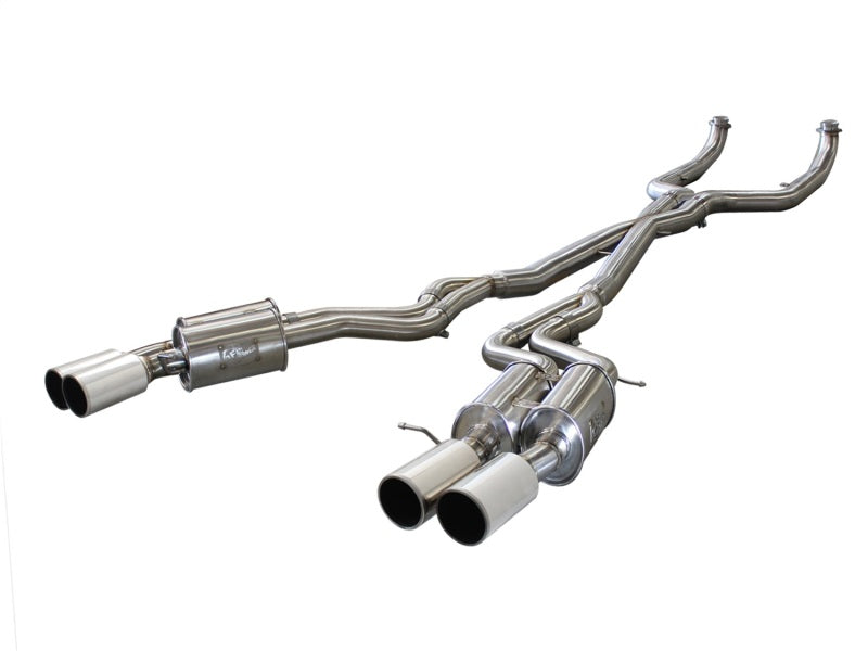 aFe MACHForce XP Exhaust 304SS Cat-Back w/ Polished Tips 12-13 BMW M5 (F10) V8 4.4L (tt) - Mammoth Racing -