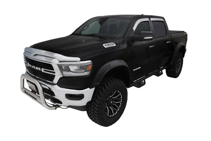 Bushwacker 09-18 Ram 1500 w/ 67.4in Fleetside Bed (Ex. R/T and Rebel) DRT Style Flares 4pc - Black - Mammoth Racing -