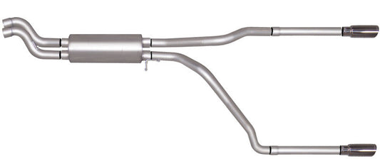 Gibson 01-05 Chevrolet Silverado 2500 HD Base 6.0l 2.5in Cat-Back Dual Split Exhaust - Stainless - Mammoth Racing -