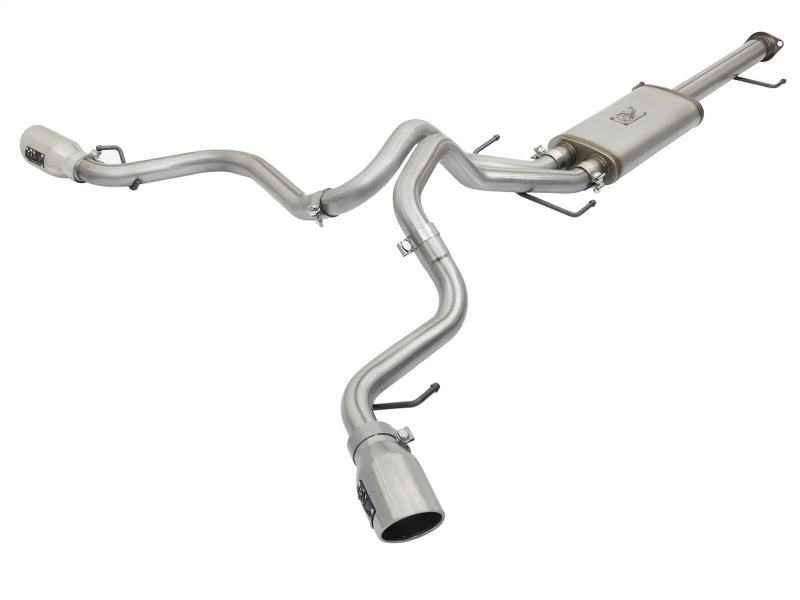 aFe MACH Force-Xp 3in - 2.5in SS Cat-Back Dual Exhaust w/Polished Tips 07-14 Toyota FJ Cruiser 4.0L - Mammoth Racing -