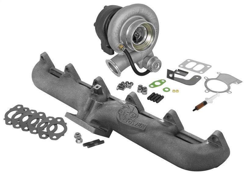 aFe Power Bladerunner Turbocharger w/ Exhaust Manifold 98.5-02 Dodge Diesel Trucks L6-5.9 (td) - Mammoth Racing -