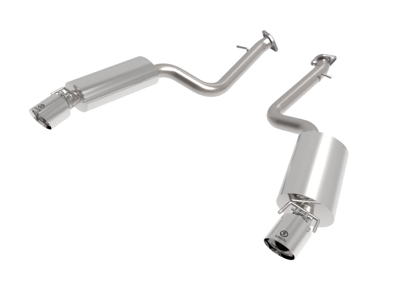 aFe Lexus IS350 14-22 V6-3.5L Takeda Axle-Back Exhaust System- Polished Tip - Mammoth Racing -