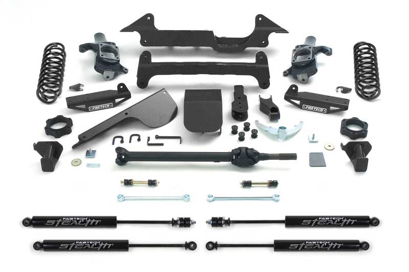 Fabtech 03-08 Hummer H2 Suv/Sut 4WD w/Rr Coil Springs 6in Perf Sys w/Stealth - My Store