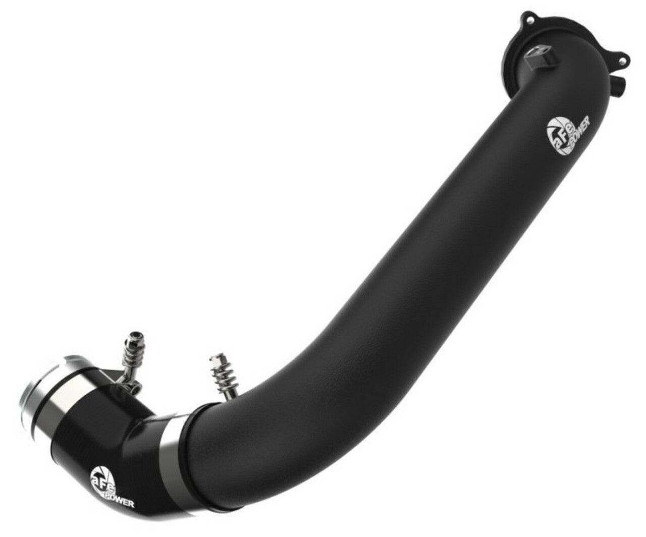 aFe BladeRunner Black 2-3/4in Aluminum Charge Pipe 2021 Toyota Supra GR (A90) I4-2.0L (t) B48 - My Store