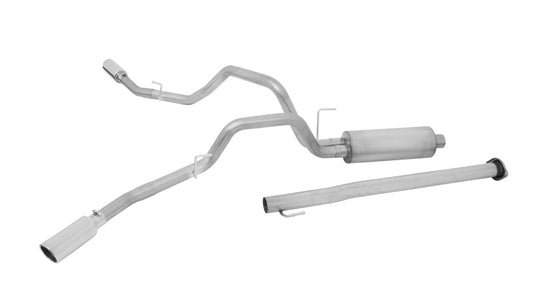 Gibson 16-19 Ford F-150 Lariat 2.7l 3in/2.5in Cat-Back Dual Extreme Exhaust - Stainless - Mammoth Racing -