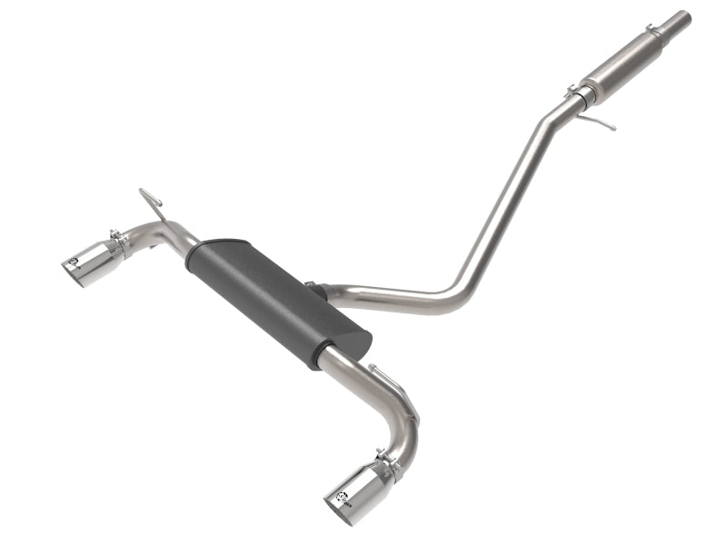 aFe Ford Bronco Sport 21-22 L3-1.5L (t)/L4-2.0L (t) Vulcan Cat-Back Exhaust System-Polished Tips - Mammoth Racing -