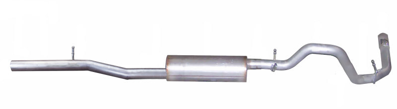 Gibson 10-13 Chevrolet Silverado 1500 LS 4.8l 3in Cat-Back Single Exhaust - Aluminized - Mammoth Racing -