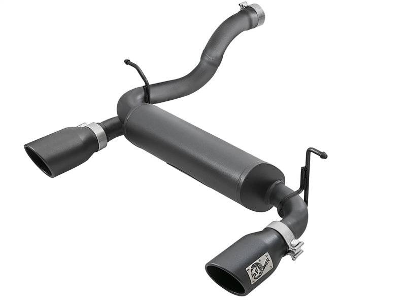 aFe Rebel Series 2.5in 409 SS Axle-Back Exhaust w/ Black Tips 2018+ Jeep Wrangler (JL) V6 3.6L - My Store