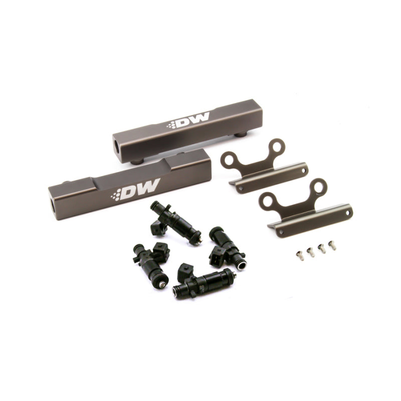 DeatschWerks 02+ Subaru WRX / 07+ STI/LGT Top Feed Fuel Rail Upgrade Kit w/ 1200cc Injectors - Mammoth Racing -