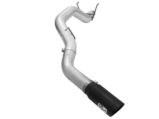 aFe Atlas 5in DPF-Back Aluminized Steel Exh Dodge RAM Diesel 13-14 L6-6.7L Mega Cab w/ Black Tip - Mammoth Racing -