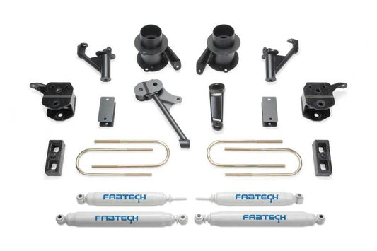 Fabtech 13-18 Ram 3500 4WD w/Factory Radius Arms 5in Basic System w/Perf. Shocks - Mammoth Racing -