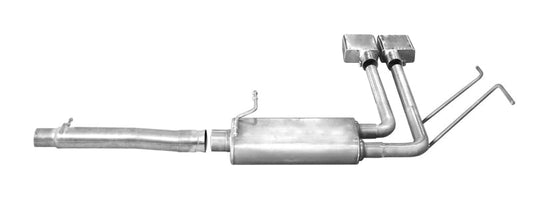 Gibson 14-18 Chevrolet Silverado 1500 LTZ 6.2l 2.5in Cat-Back Super Truck Exhaust - Stainless - Mammoth Racing -