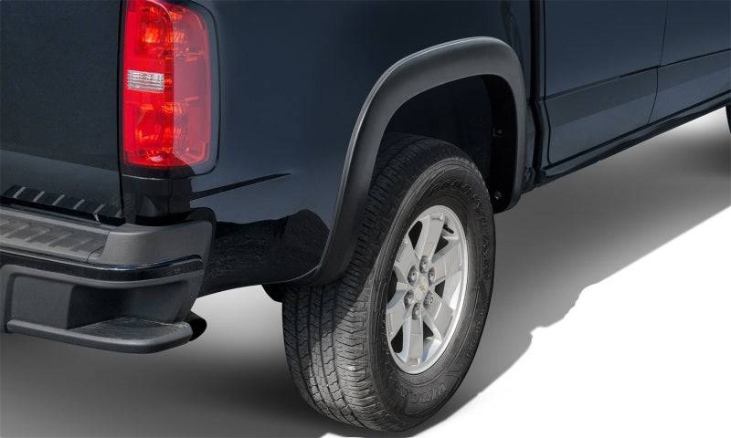 Bushwacker 15-19 Chevy Colorado OE Style Fender Flares 2pc Rear - Black - Mammoth Racing -