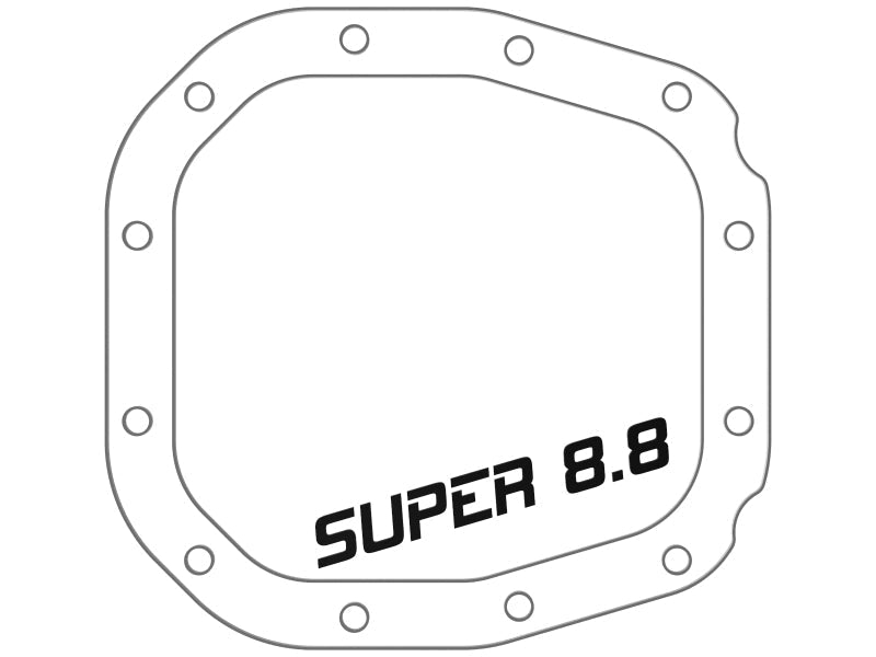 aFe Rear Differential Cover (Black Machined; Pro Series); 15-19 Ford F-150 V6-2.7L (t) (12-Bolt) - Mammoth Racing -