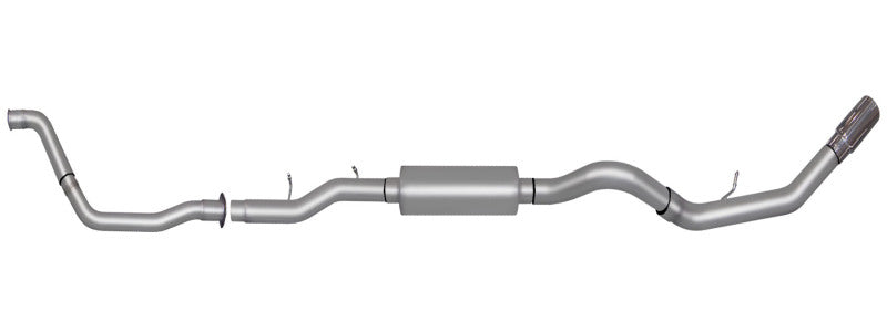 Gibson 03-07 Ford F-250 Super Duty XL 6.0l 4in Turbo-Back Single Exhaust - Stainless - Mammoth Racing -