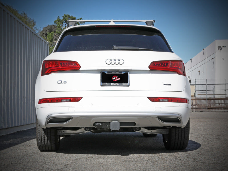 aFe MACH Force-Xp 17-21 Audi Q5 L4-2.0L (T) 3in to 2.5in Stainless Steel Cat-Back Exhaust System - Mammoth Racing -