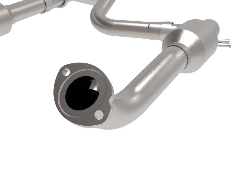 aFe Toyota Tacoma 16-17 V6-3.5L Twisted Steel Y-Pipe w/ Cat - My Store