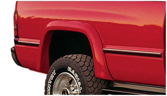 Bushwacker 94-01 Dodge Ram 1500 Fleetside Extend-A-Fender Style Flares 2pc 78.0/96.0in Bed - Black - Mammoth Racing -