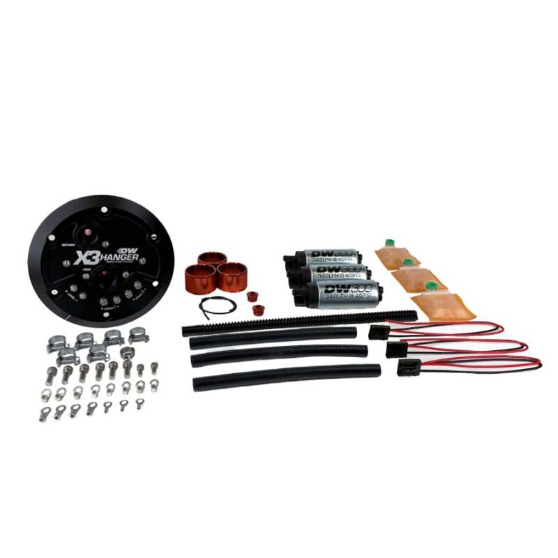 DeatschWerks X3 Series Fuel Pump Hanger w/ DW300 Fuel Pumps for 1999-04 Ford F-150 Lightning - Mammoth Racing -