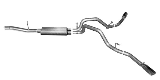 Gibson 14-19 Cadillac Escalade ESV Base 6.2l 3.5in/2.25in Cat-Back Dual Extreme Exhaust - Stainless - Mammoth Racing -