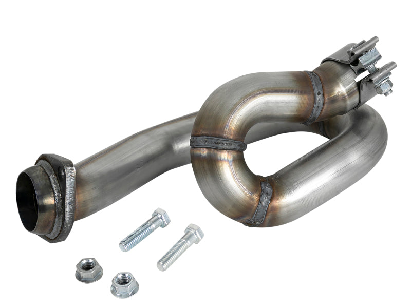 aFe POWER Twisted Steel Loop Relocation Pipe 2018 Jeep Wrangler (JL) V6-3.6L - Mammoth Racing -