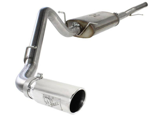 aFe MACHForce XP Exh CB,Stainless steel GM Silverado/Sierra 1500 2014 V*-5.3/6.2L Polished tip - My Store