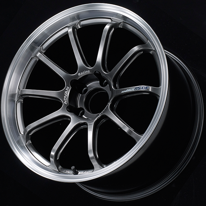 Advan RS-DF Progressive 18x9.0 +25 5-114.3 Machining & Racing Hyper Black Wheel - My Store