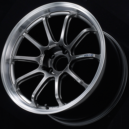 Advan RS-DF Progressive 18x9.0 +25 5-114.3 Machining & Racing Hyper Black Wheel - My Store