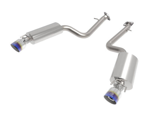 aFe Lexus IS350 14-22 V6-3.5L Takeda Axle-Back Exhaust System- Blue Tip - Mammoth Racing -