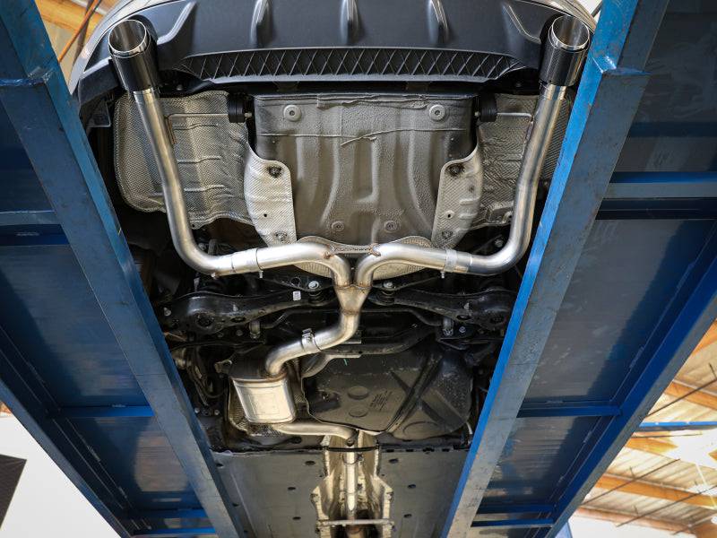 afe 19-21 VW Jetta GLI (MKVII) L4-2.0L (t) MACH Force-Xp 304 SS Cat-Back Exhaust System Polished Tip - My Store