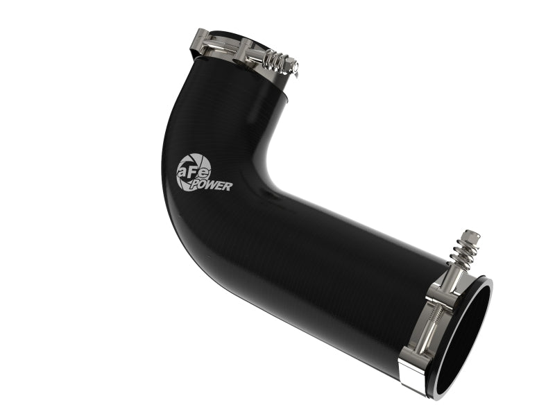 afe 08-10 Ford Trucks V8-6.4L (td) BladeRunner 3 IN Aluminum Hot Charge Pipe - Black - Mammoth Racing -