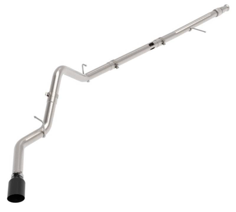 aFe Large Bore-HD 3in 409SS DPF-Back 20-21 GM Trucks L6-3.0L (td) LM2 - Black Tip - My Store