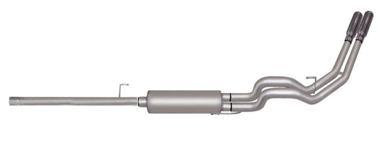 Gibson 11-14 Ford F-150 SVT Raptor 6.2l 2.5in Cat-Back Dual Sport Exhaust - Stainless - Mammoth Racing -