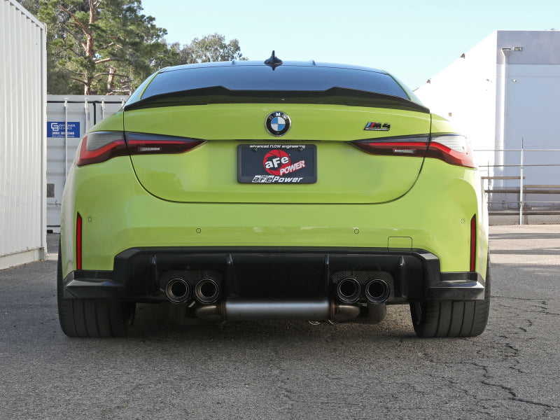 aFe MACHForce XP Exhausts Cat-Back SS 19-21 BMW M2 Competition L6-3.0L w/Carbon Tips - Mammoth Racing -
