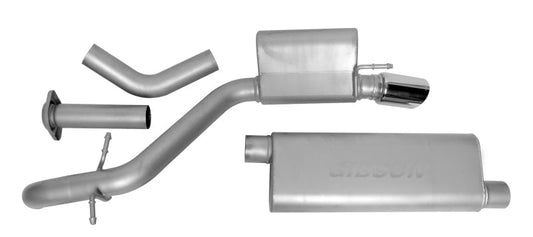 Gibson 05-10 Jeep Grand Cherokee Limited 5.7l 3in Cat-Back Single Exhaust - Stainless - Mammoth Racing -