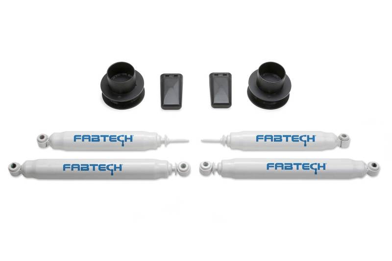 Fabtech 13-18 Ram 3500 4WD w/Factory Radius Arms 2.5in Coil Spcr Kit w/Perf Shks - Mammoth Racing -
