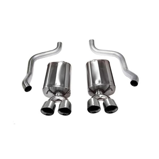 Corsa 15-16 Ford Mustang GT Convertible 5.0L V8 Black Sport Cat-Back Dual Rear Exit - Mammoth Racing -