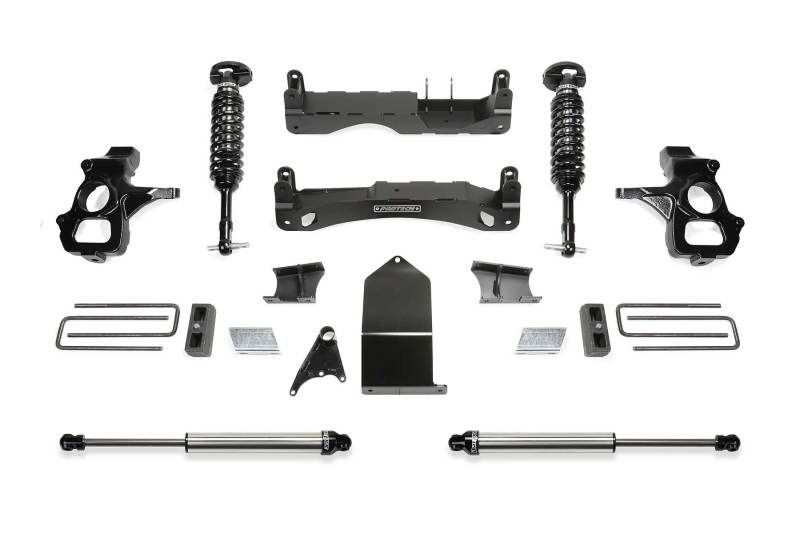 Fabtech 14-18 GM C/k1500 P/U w/oE Forg Stl UCA 4in Perf Sys w/Dl 2.5 & 2.25 - Mammoth Racing -
