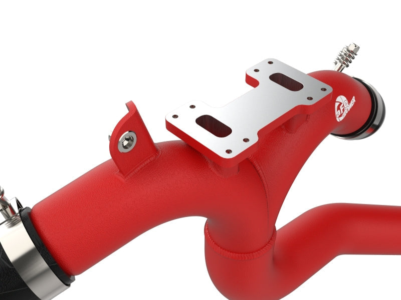 AFE 18-21 Kia Stinger V6-3.3L BladeRunner Alum Hot/Cold Charge Pipe Kit Red - Mammoth Racing -