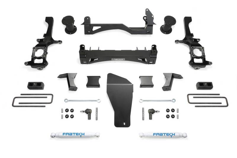 Fabtech 16-18 Nissan Titan Xd 4WD 6in Basic Sys w/Perf Shks - Mammoth Racing -