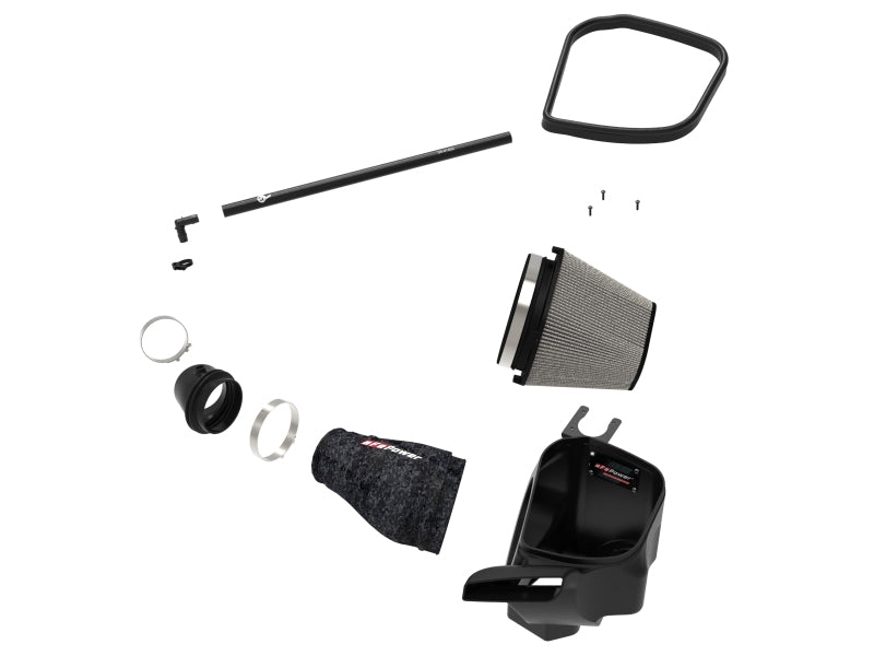 aFe 2021 Dodge Durango SRT Hellcat Track Series Carbon Fiber Cold Air Intake System w/ Pro DRY S - Mammoth Racing -