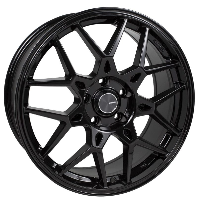 Enkei PDC 17x7.5 5x114.3 40mm Offset 72.6mm Bore Black Wheel - Mammoth Racing -