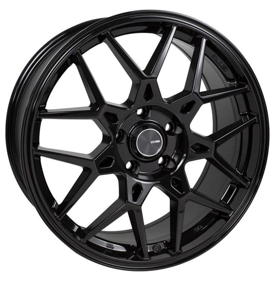 Enkei PDC 18x8 5x114.3 50mm Offset 72.6mm Bore Black Wheel - Mammoth Racing -
