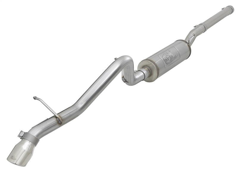 aFe MACH Force-Xp 2.5in 409SS Hi-Tuck Cat-Back Exhaust w/Polished Tip 07+ Jeep Wrangler JK 3.6L/3.8L - Mammoth Racing -