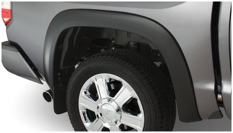 Bushwacker 14-18 Toyota Tundra Fleetside OE Style Flares 2pc 66.7/78.7/97.6in Bed - Black - Mammoth Racing -