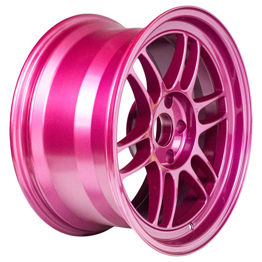 Enkei RPF1 17x9 5x114.3 22mm Offset 73mm Bore Magenta Wheel - Mammoth Racing -