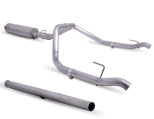 Gibson 19-21 Chevrolet 1500 Pickup 5.3l 2.5in Cat-Back Dual Split Exhaust - Stainless - Mammoth Racing -