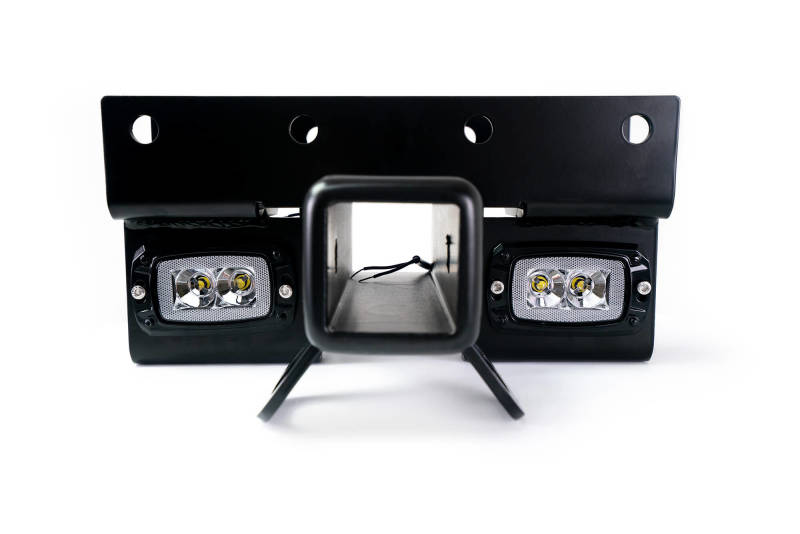 DV8 Offroad 07-21 Jeep Wrangler (JK/JL) Bolt-On Hitch w/ Lights - Mammoth Racing -