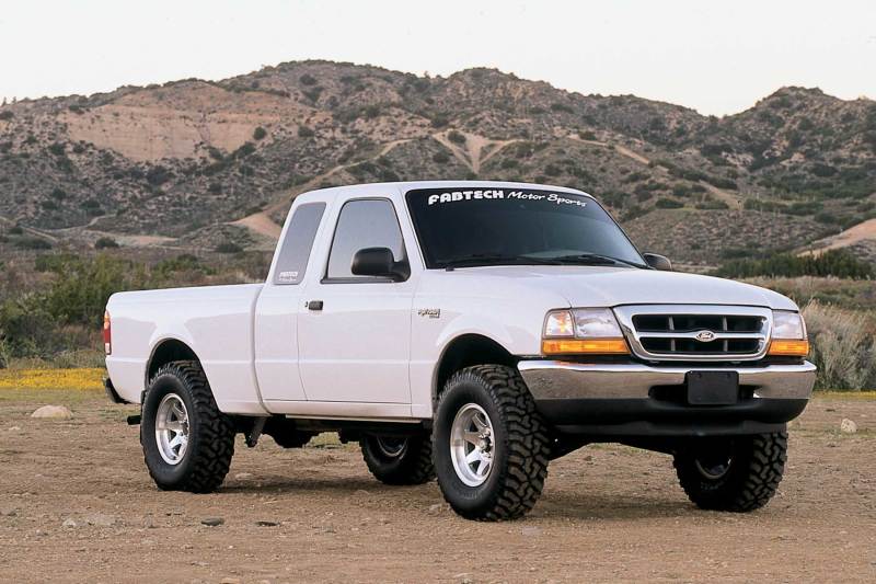 Fabtech 2.5in Perf Sys w/Perf Shks 98-08 Ford Ranger 2WD Coil Spring Front Susp w/4Cyl&3.0L - Mammoth Racing -